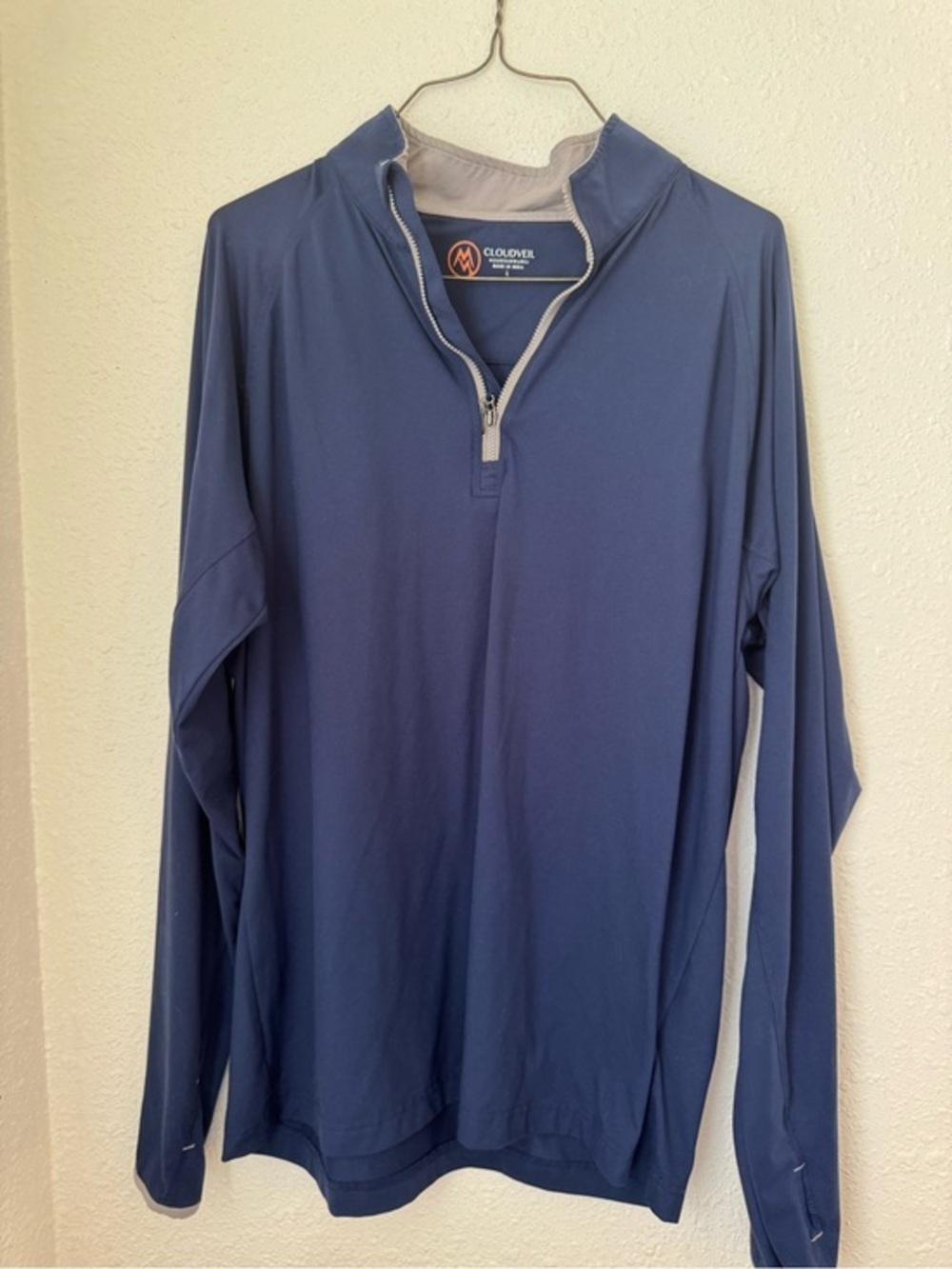 Cloudveil Men's Navy Half-Zip Performance Pullover